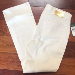NWT Lauren Ralph Lauren white Jeans - 8